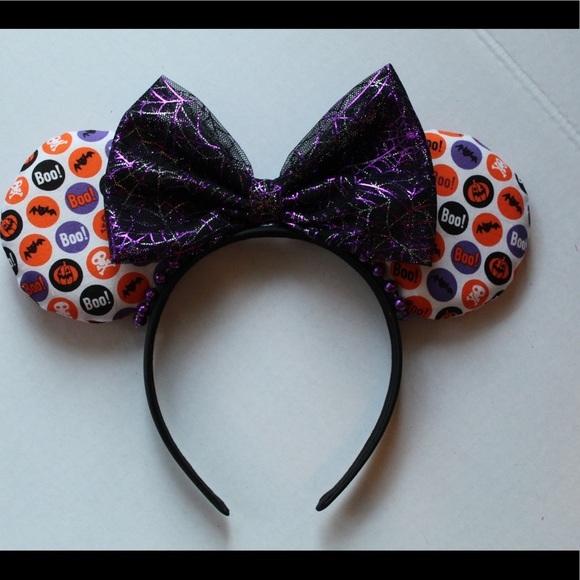 homemade Accessories - Halloween Minnie Ears